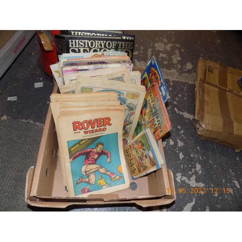 62 - Selection of Vintage Comics and Books