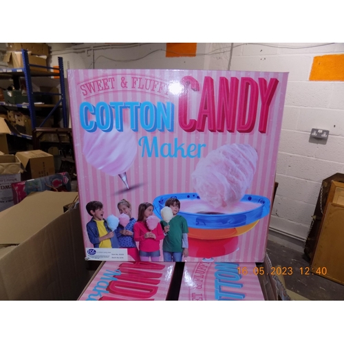 80 - Box of 3 Cotton Candy Machines