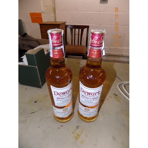 56 - 2 Bottles of Dewar's White Label Scotch Whiskey