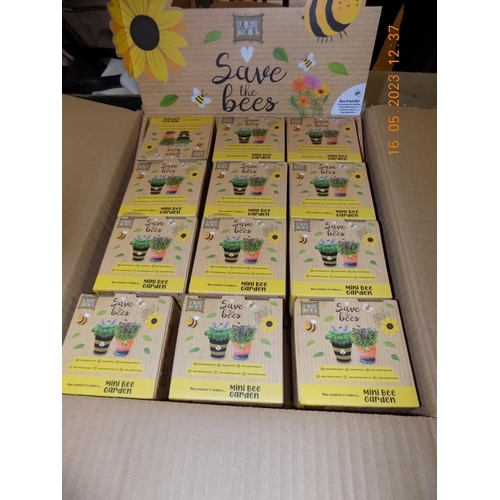 78 - Box of 24 Mini Bee Gardens