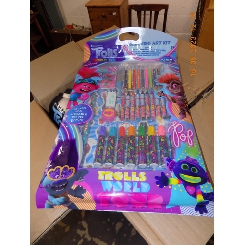 79 - Box 12 New Trolls 2 Colouring Art Kits