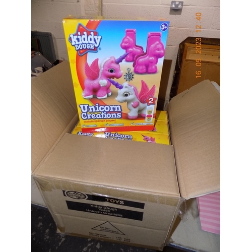 81 - Box of 6 Kiddo Doh Unicorn Creations