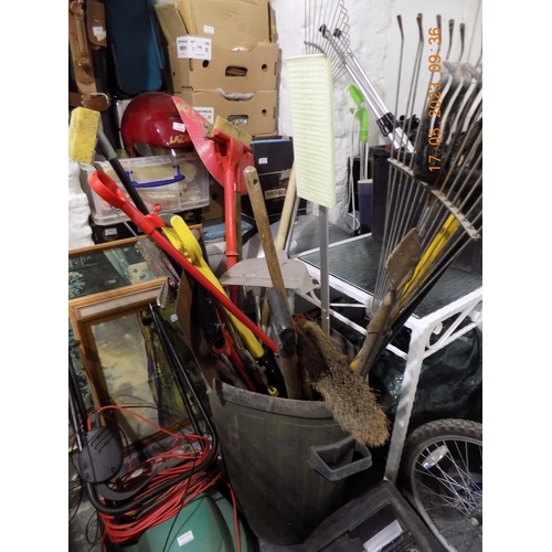 171 - Large Bin of Gardening Tools