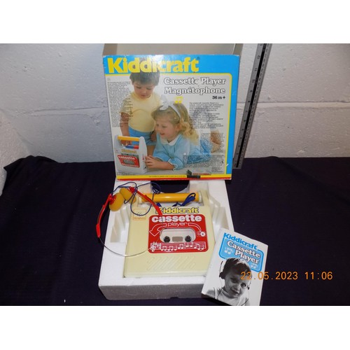 301 - Vintage Kiddicraft Cassette Player