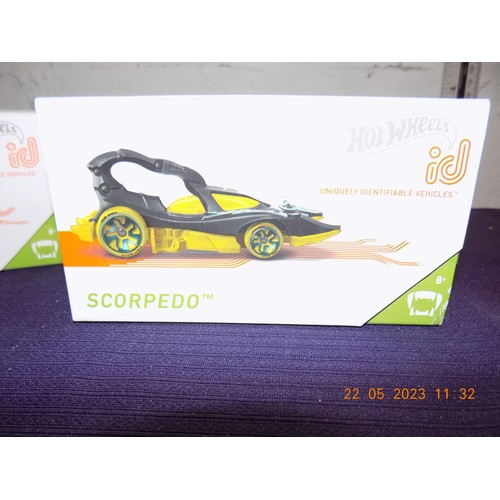 307 - Hotwheels ID Cars, Scorpedo, Arachnorod and Aston Martin One-77