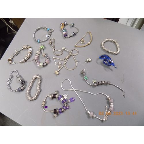 548 - Selection of Charm Bracelets