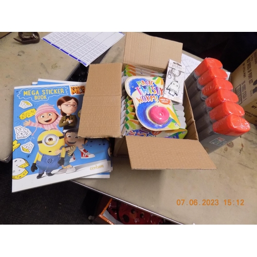 228 - Sticker Books, Magic Twisty Worms and Shampoo & Conditioner