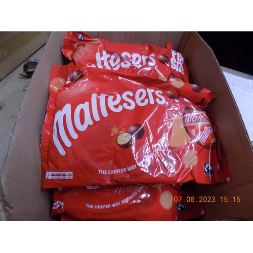 230 - Box of 12 Maltesers Mini Bags BBE 23/07/23