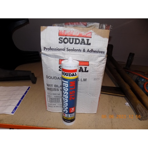 41 - Box of 12 Soudal White Sealant