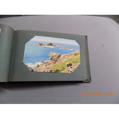 539 - Postcard Album with Topographical Postcards & Some Loose Comic Cards