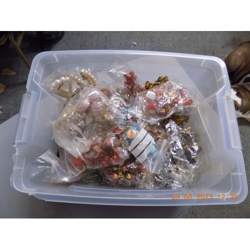 541 - Box of Crystal & Gemstone Key Rings and Necklaces