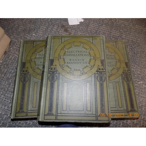 81 - Electrical Installations 5 Volumes 1909