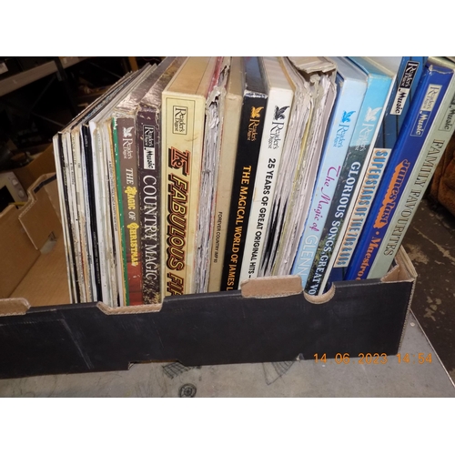 195 - Box of Vinyl LP's and 45's. Inc Beatles