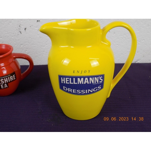 110 - Wade Hellmans Jug, Yorkshire Tea Milk Jug and a Lurpak Toast Rack