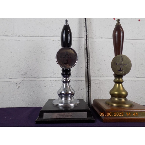 113 - 2 Beer Pump Handle Awards