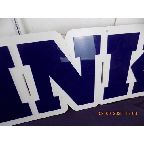 120 - Large Drinks Sign 210x18.5cm