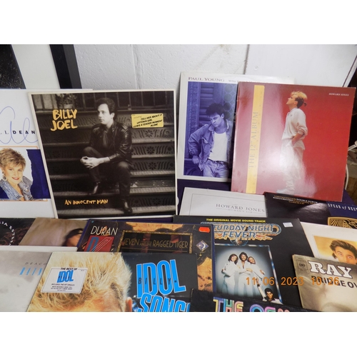 137 - Selection of Records including ELO, Tears for Fears, Queen, Duran Duran, Paul Young and Elvis