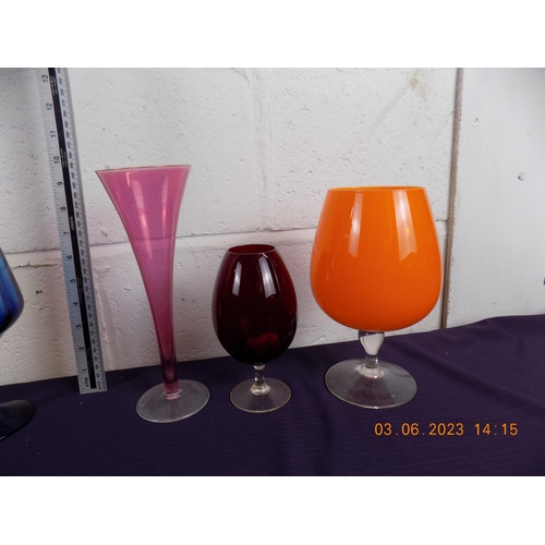 6 - Selection of Mid Century Glass