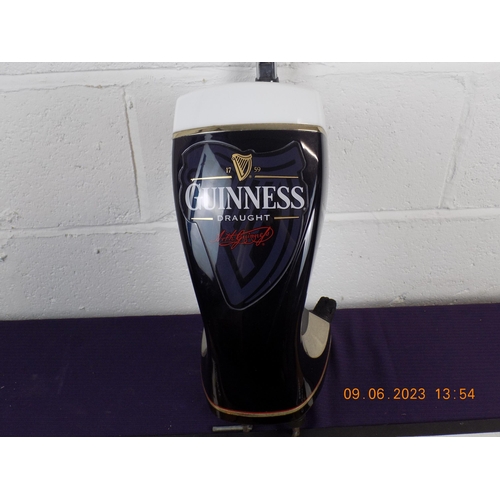 94 - Guinness 1990's Bar Pump and Bar Runner