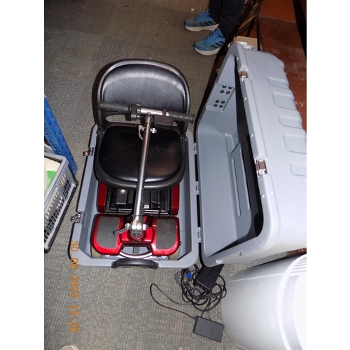 443A - Cased Fold-Away Mobility Scooter w/o