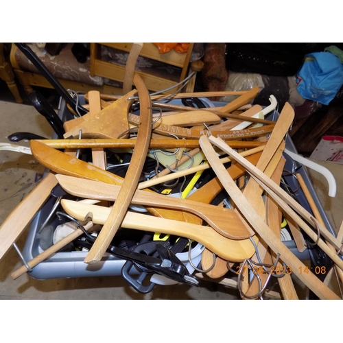 171 - Box of Coat Hangers