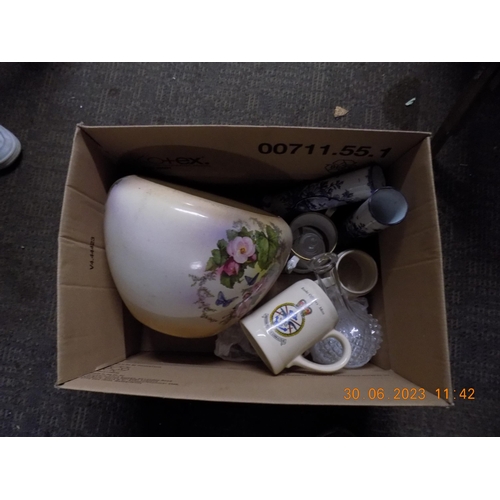 177 - Box of Mixed Pottery
