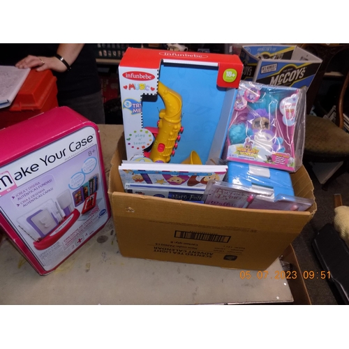 123 - Box of New Toys