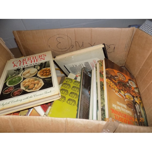 143 - Box of Vintage Cooking Books
