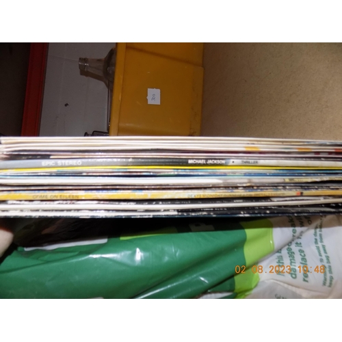 140 - Selection of Vinyl LP's. Inc. Michael Jackson, Toto, and Heart