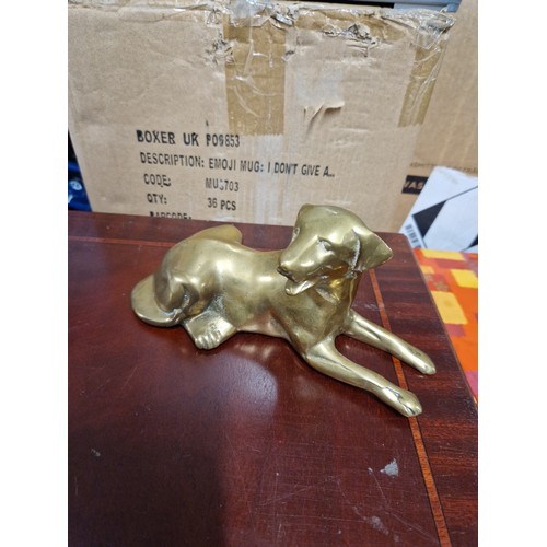 727 - Heavy Brass Dog