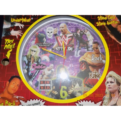 14 - Vintage Stone Cold Raw is War Clock