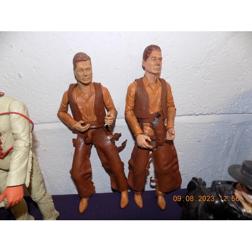 15 - Selection of Vintage S. Marx and Co Cowboy and Indian Figures