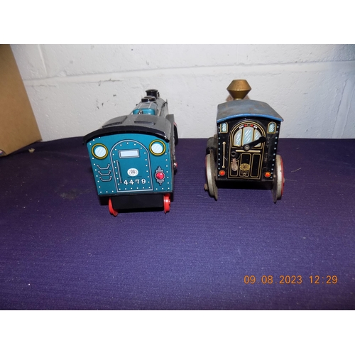 3 - 2 Vintage Tin Plate Trains