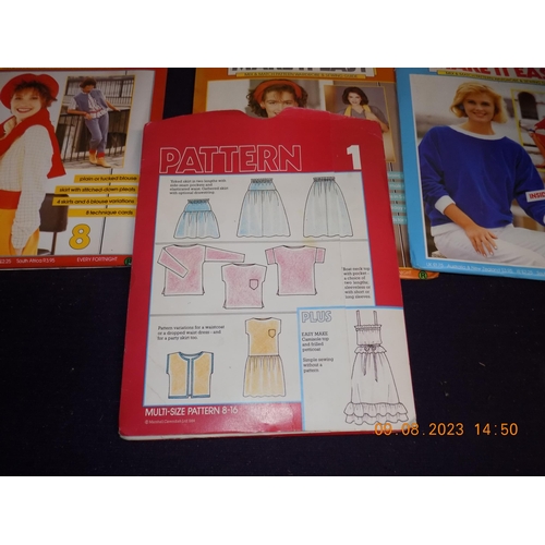 44 - Selection of Make it Easy Clothing Patterns