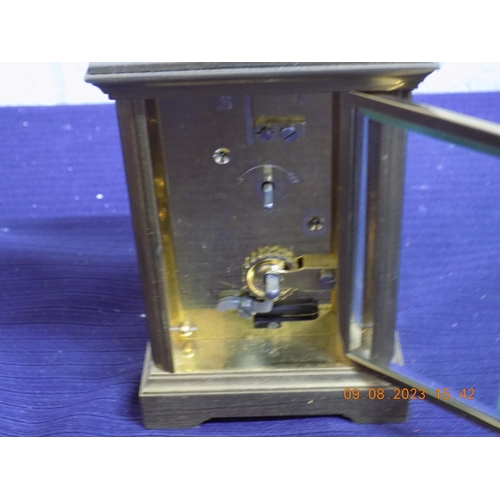 69 - Jean Renet Brass Carriage Clock