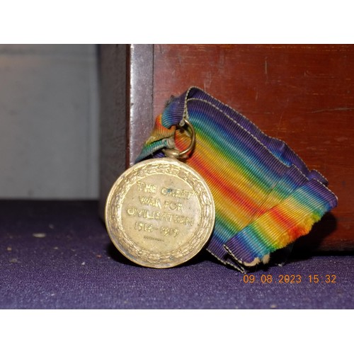 65 - WW1 Victory medal Royal Artillery 775 GNR C. A. Dyer