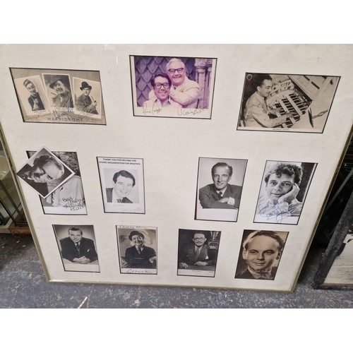 266 - Framed Signed Photographs of Celebraties