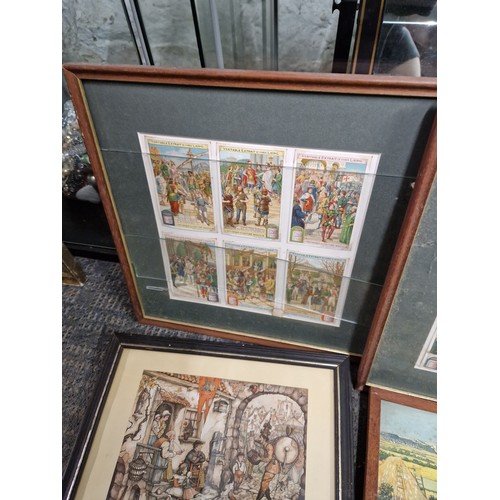 283 - 6 Pieces of Vintage Artwork