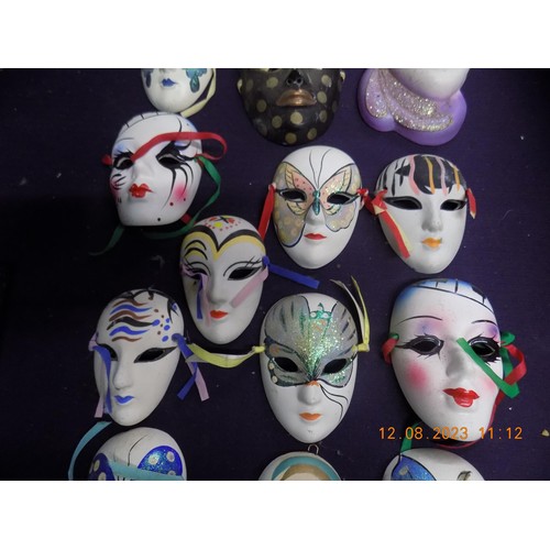 297 - Selection of Vintage Porcelain Face Masks