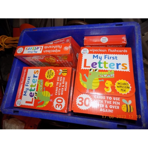 118 - Box of 15 My First Letters Wipe Clean Flash Cards