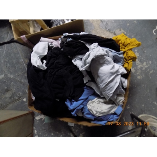 122 - Large Box of Men's Clothing