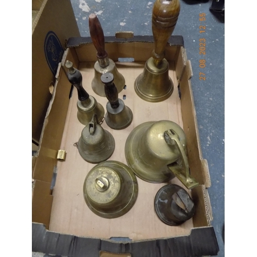 141 - Box of Brass Bells