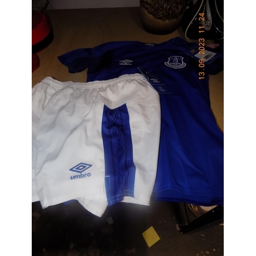 69 - Boys Everton Kit Age 9-11