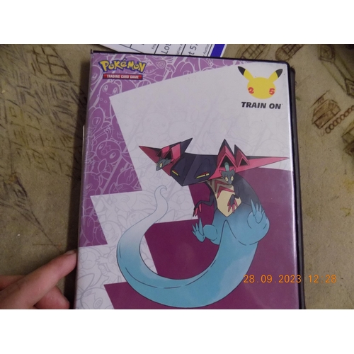 552 - Pokemon Binder with Genuine Pikachu Cards