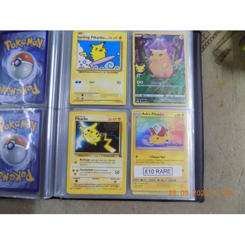 552 - Pokemon Binder with Genuine Pikachu Cards