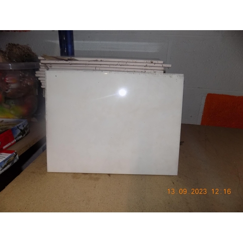 10 - Selection of Floor Tiles 250mm x 350mm Beige Colour