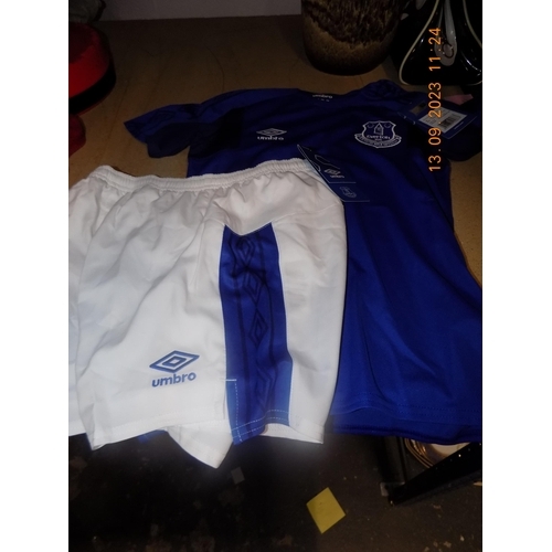 29 - Boys Everton Kit Age 9-11