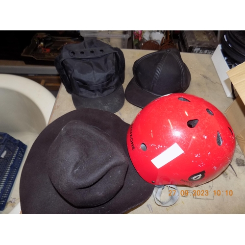 34 - Selection of Hats and a Helmet