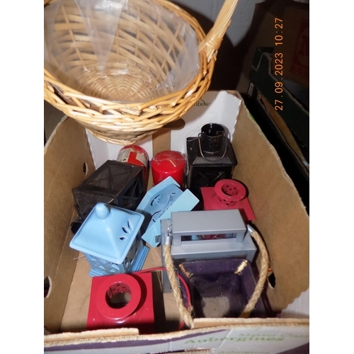 35 - Box of Candle Holders etc