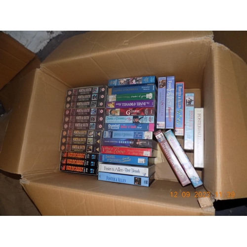 19 - Box of VHS. Inc Boxsets